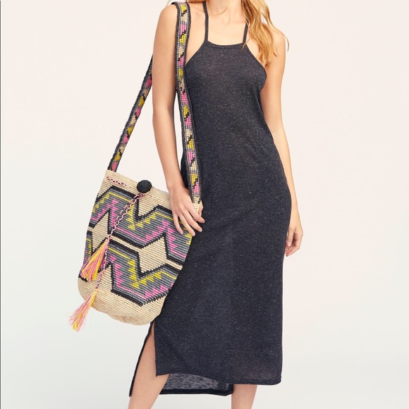 FREE PEOPLE BOHO MAXI MIDI TANK SUN SLIP DRESS A2C - Picture 12 of 16